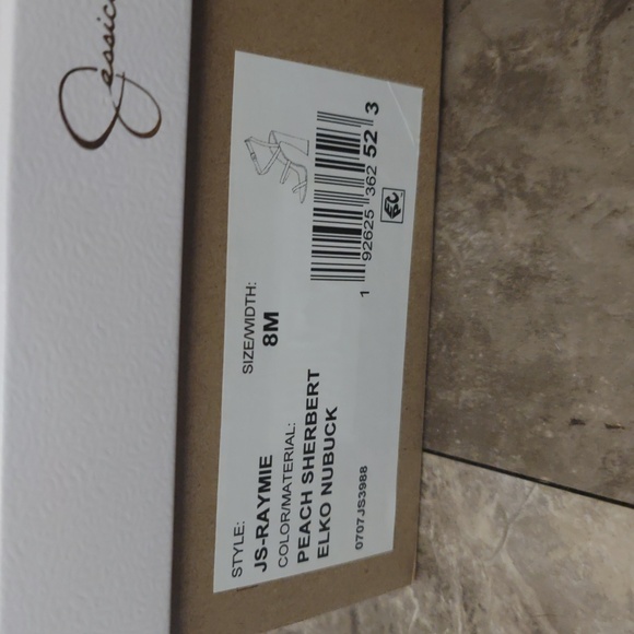 Peach Strap heels - Picture 7 of 8